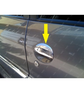 Toyota Aygo Krom Kapı Kolu 2 Kapı 2005-2014 Paslanmaz Çelik