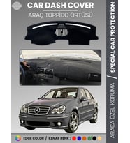 MERCEDES C CLASS W203 (2000-2007) Torpido Örtüsü Premium Kalite Torpido Koruma Özel Kesim UV Koruma