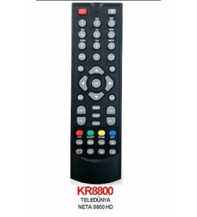 Uydu Kumandası Teledünya Neta 8800 Hd Uydu Kumandası Kr8800(uyumlu)