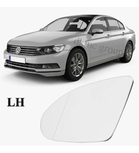 PASSAT B8 SEDAN 2015-2018 MODEL ARASI UYUMLU SOL SÜRÜCÜ TARAFI DIŞ AYNA CAMI ELEKTRİKLİ ISITMALI