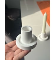 2 adet Tekli Şamdan Mumluk