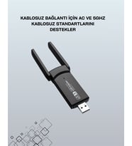 USB 3.0 Wireless Adaptör – 2.4GHz & 5GHz Destekli