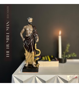 Mütevazi adam antik dönem heykeli – bilge adam büstü, bilgi dolu bir sanat - Mükemel Özgün Tasarım