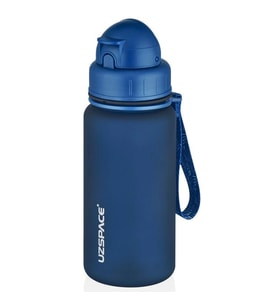 UZSPACE MATARA TRITAN SOFT TOUCH PİPETLİ 3024 400 ML PETROL BLUE