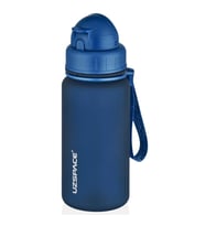 UZSPACE MATARA TRITAN SOFT TOUCH PİPETLİ 3024 400 ML PETROL BLUE