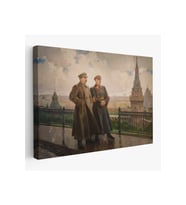 Kremlin'de Stalin ve Voroshilov Tablosu Stalin and Voroshilov in Kremlin-6551