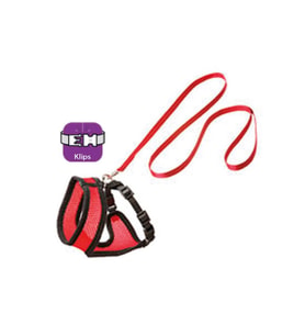 Karlie Kedi Tasma+Uzatma 38Cm Kırmızı-Siyah