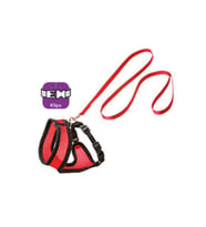 Karlie Kedi Tasma+Uzatma 38Cm Kırmızı-Siyah