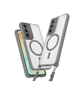 Samsung Galaxy S25 Plus Kılıf Enka Magsafe Silikon Kılıf - Titan Gri