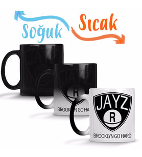 Jay Z Brooklyn Sihirli Kupa Bardak Porselen