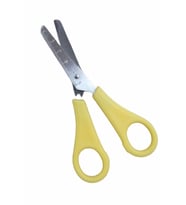 Öğrenci Makası Cetvelli 12 Cm Sarı 1 Adet