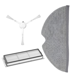 Xiaomi Uyumlu Vacuum Mop 2C (XMSTJQR2C) Robot Süpürge Hepa Filtre Yan Fırça Mop Bez
