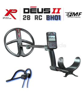 DEUS 2 - 28cm FMF Başlık, Ana Kontrol Ünitesi (RC), BH-01 Kablolu Su Geçirmez Kulaklık
