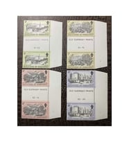 İngiltere 1978 İngiliz Sömürge Bailiwick of Guernsey Old Guernsey Prints (1st series) MNH Bloklar