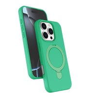 iPhone 16 Pro Max Regal Magsafe Standlı Kapak - Yeşil