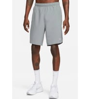 Nike Challenger Mens Running Shorts 9 İnç Reflektörlü Erkek Koşu Antreman Şortu Gri
