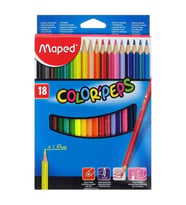 Maped Color'Peps Kuru Boya Kalemi 18 Renk 183218FC