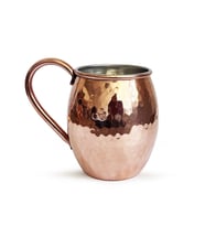 Shark Anatolia El Dövmesi Bakır Kupa Bardak Moscow Mule Mug