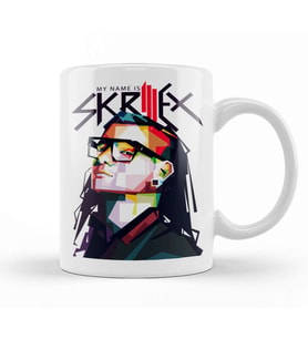 Skrillex Pop Art Kupa Bardak Porselen