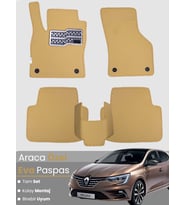 RENAULT MEGANE 4 HATCHBACK (2016-2025) Uyumlu EVA Paspas Tam Set–Oto Paspas,Araca Özel