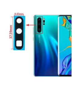 Tkgz Huawei Uyumlu P30 PRO Arka Kamera Camı Lens Yapışkanlı