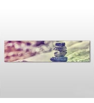 Taşlar Kanvas Tablo 90x30cm (Karışık)