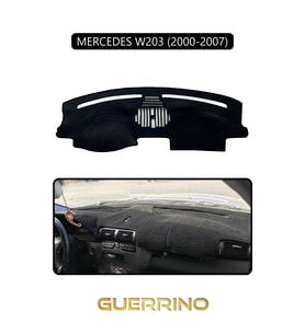 MERCEDES W203 2000-2007TORPİDO KORUMA HALISI SİYAH KENAR