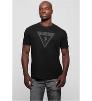 Guess Azha Erkek Siyah Aktif Oversize Fit T-Shirt Z4BI02I3Z14-JBLK
