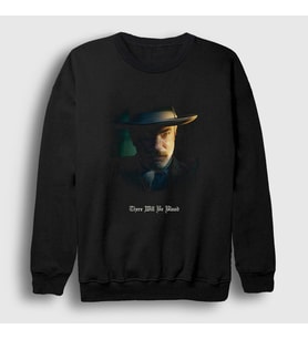 Presmono Unisex Siyah Cover Film There Will Be Blood Sweatshirt 255239tt