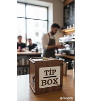 ByMyHand Kare Ahşap Bahşiş Kutusu Tip Box Kutusu 12 x 12 x12 Cm