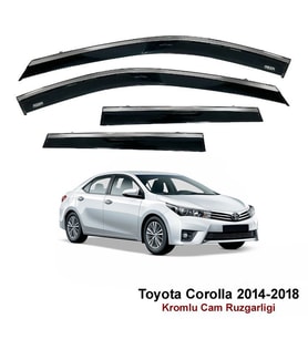 Toyota Corolla Kromlu Cam Rüzgarlığı Niken 2014-2018