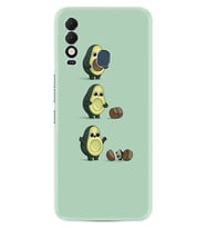 Tecno Spark 8T Kılıf Resimli Desenli Baskılı Silikon Avokadılar 1352