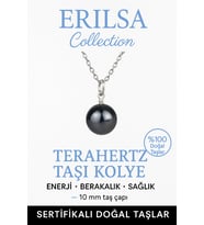 Sertifikalı Terahertz Taşı Kolye – Zihinsel Berraklık Titreşim Taşı (Çok Renkli)
