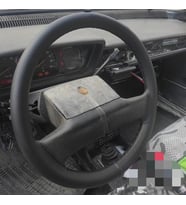 DİKİŞLİ DİREKSİYON KILIFI SİYAH DERİ SİYAH DİKİŞLİ RENAULT TOROS İÇİN