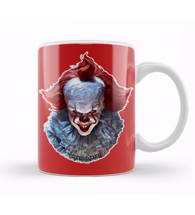 Pennywise Simplified Colors Version Kupa Bardak Porselen