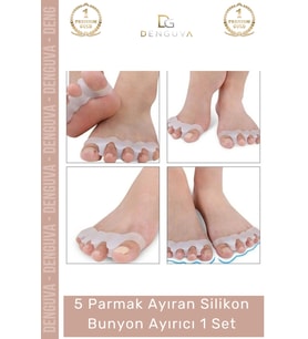 #ParmakKoruyucu Hallux Valgus Kemik Büyümesi Önleyen 5 Parmak Koruyucu Makara Silikon Bunyon Ayırıcı