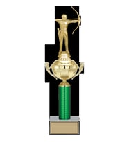 ODAK KUPA - Figürlü Kupalar - Okçu Figürlü Kupalar FG-050 A - 42 cm