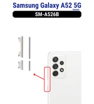 Samsung Galaxy A52 5G Açma Kapama Ve Yan Ses Tuşu Plastik Düğme SM-A526B Uyumlu