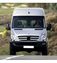 Mercedes Sprinter 07-16 Sağ Dikiz Aynası Üst Camı Isıtmalı A0028111633