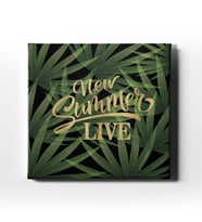 New Summer Live Canvas Tablo MİNK130