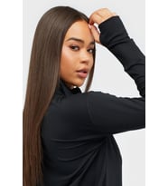 Nike Dri-Fit Element Women's Running Half Zip Top 1/4 Fermuarlı Koşu Antrenman Üstü Siyah