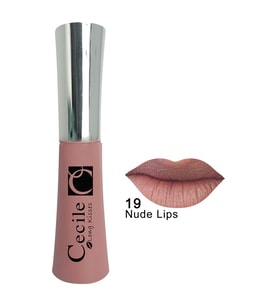 Cecile Kalıcı Mat Ruj Long Kisses Lipgloss 19 (Açık Ten)
