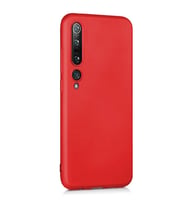 Xiaomi Mi 10 Pro Premium Silikon Kılıf Bordo