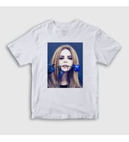 Presmono Unisex Çocuk Beyaz Rose Lana Del Rey T-Shirt 156867tt