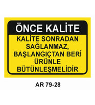 İŞ GÜVENLİĞİ UYARI LEVHASI 1 ADET PVC 21 X 29CM