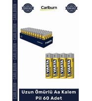#Pil Varta Superlife Uzun Ömürlü Ekonomik Paket Çinko Karbon Kumanda Aa Kalem Pil 60 Adet