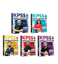 Yargı Yayınları 2026 KPSS Genel Yetenek Genel Kültür Soru Bankası Seti 5 Kitap