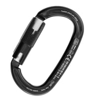 Kong Ovalone Alu RISE Lock 26KN Otomatik Triactlock 3 Kilitli Alüminyum Oval Karabina 712LE0NPNKK Black