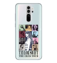 Redmi Note 8 Pro Uyumlu Taylor Swift Desenli Şeffaf Telefon Kılıfı