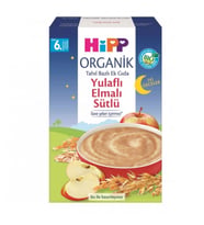 Hipp Organik İyi Geceler Sütlü Yulaflı Elmalı Tahıl Bazlı Ek Gıda 250 Gr